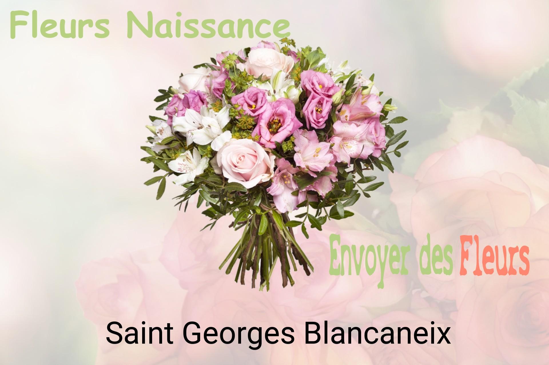 Bouquet de fleurs de naissance livré à Saint-Georges-Blancaneix